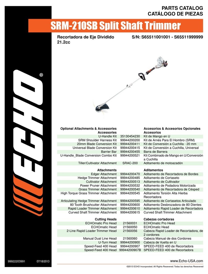 Echo SRM-210SB Instruction Manual