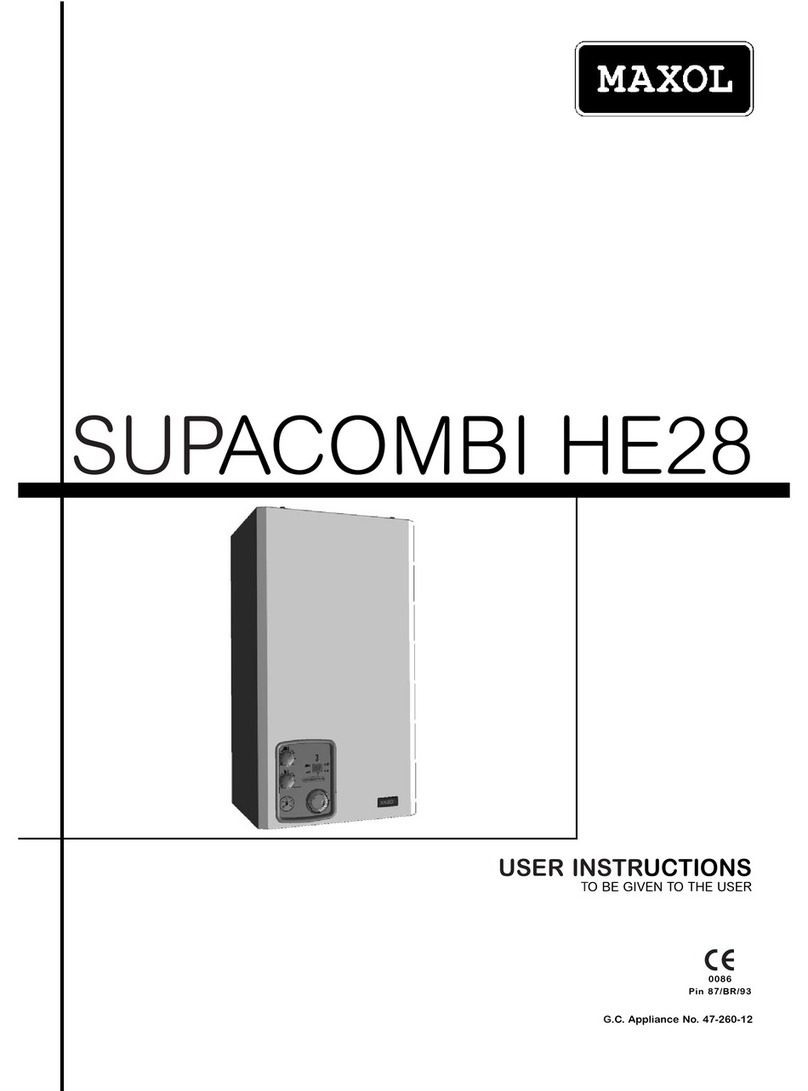 Maxol SUPACOMBI HE28 User instructions Maxol SUPACOMBI HE28 User instructions