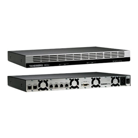 TANDBERG MCU User manual