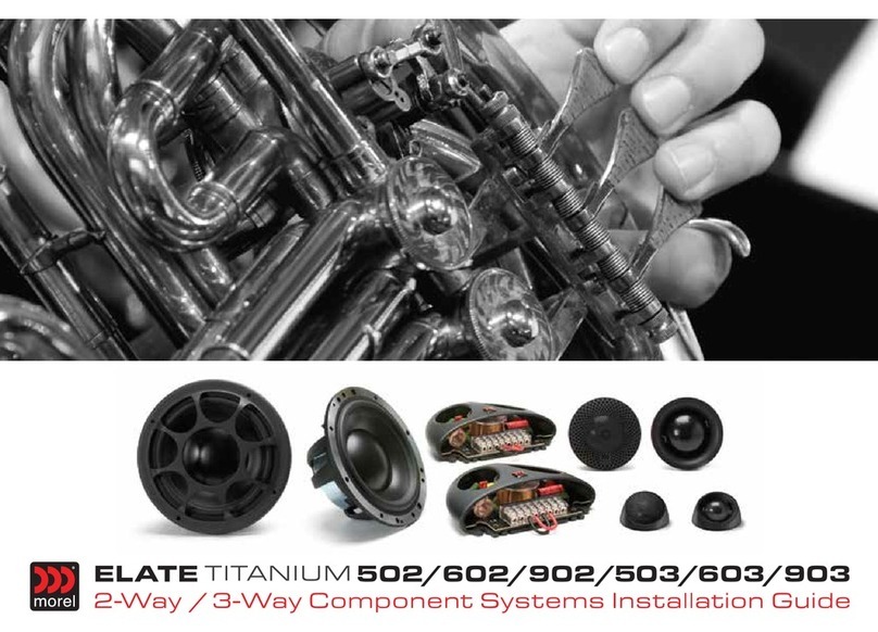Morel Elate Titanium 502 installation guide