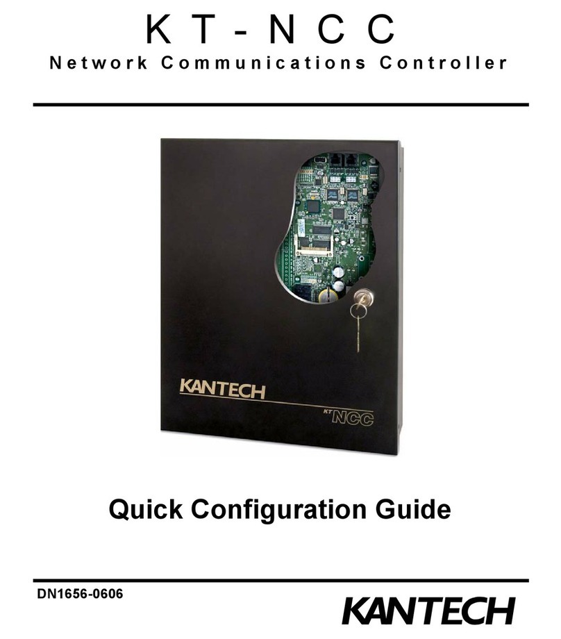 Kantech KT-NCC User manual