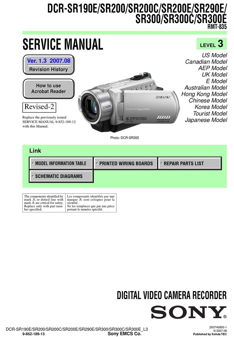Sony Handycam DCR-SR190E User manual