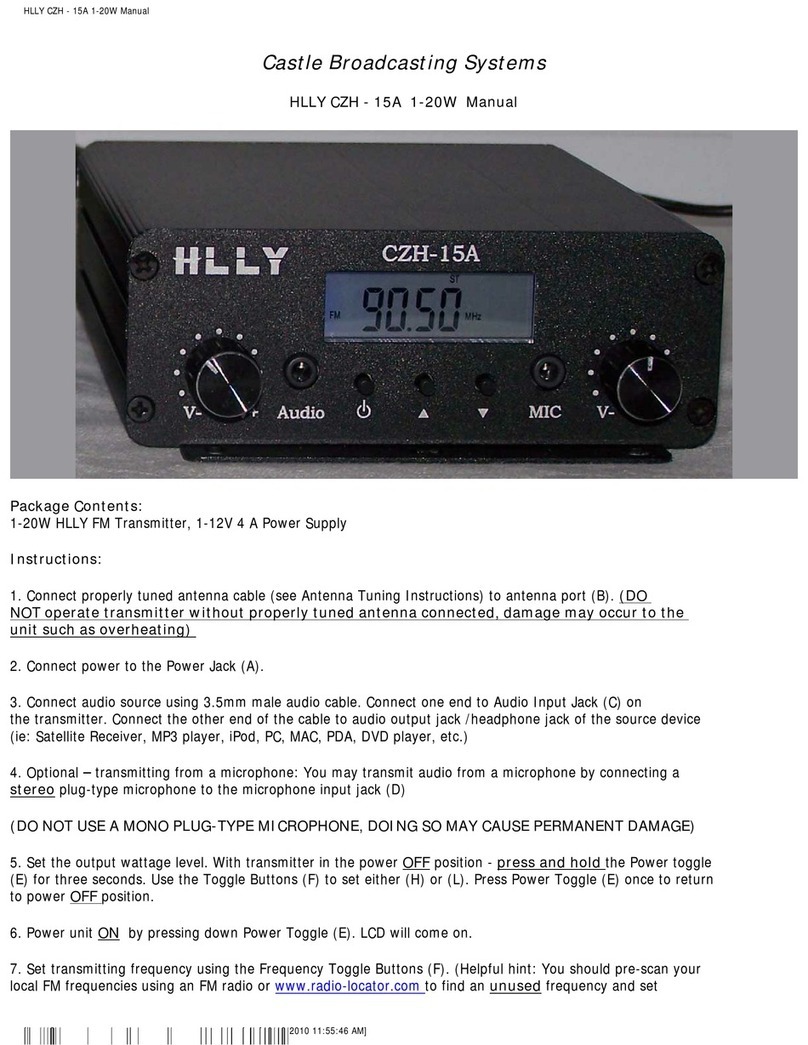 HLLY CZH-15A instructions