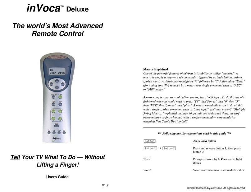 InVoca inVoca Deluxe User manual