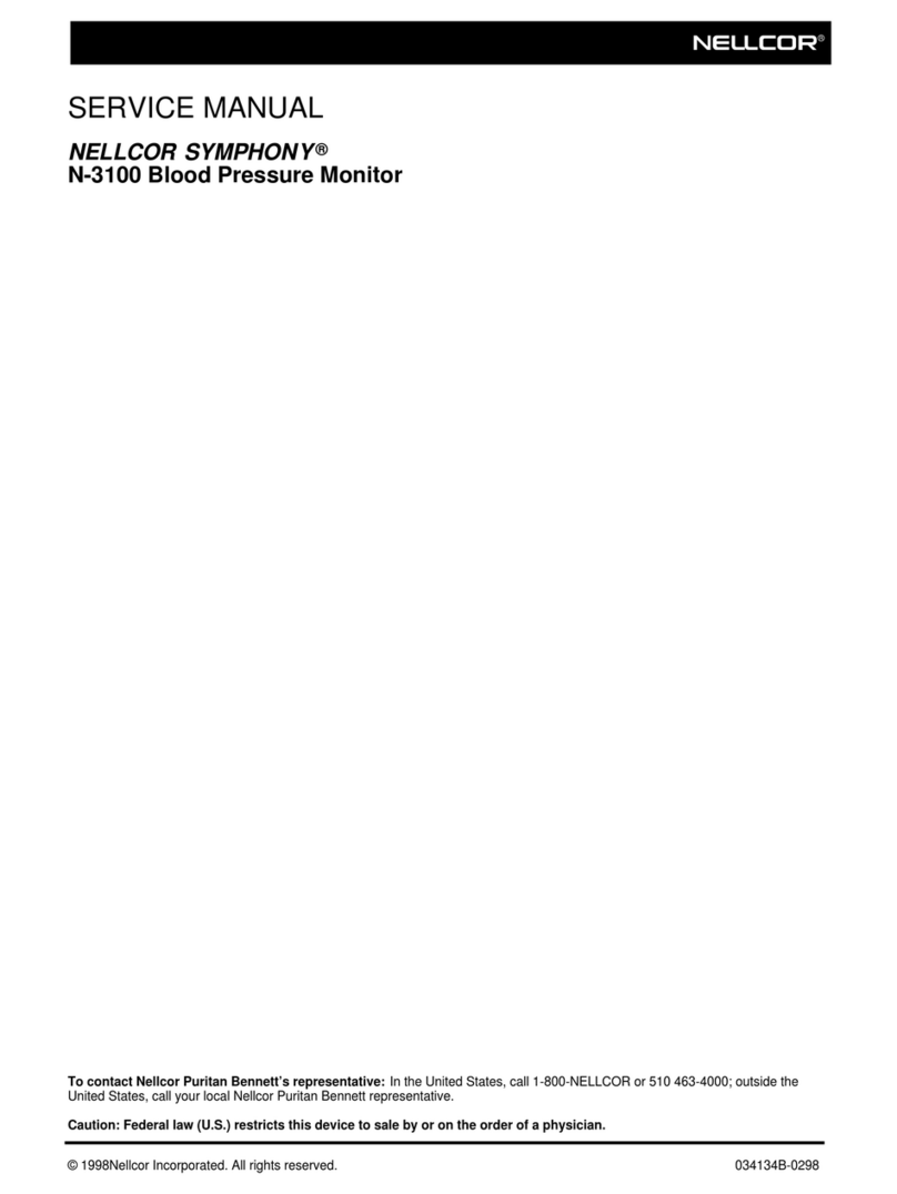 Nellcor SYMPHONY N-3100 Service manual