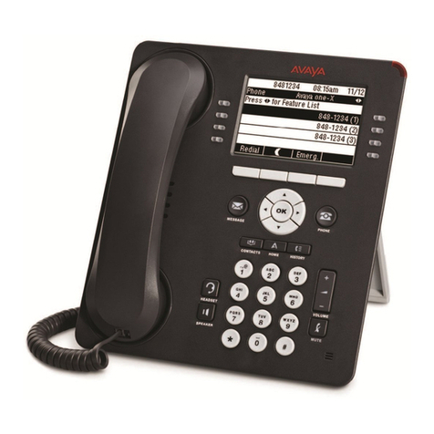 Avaya one-X H.323 Product manual