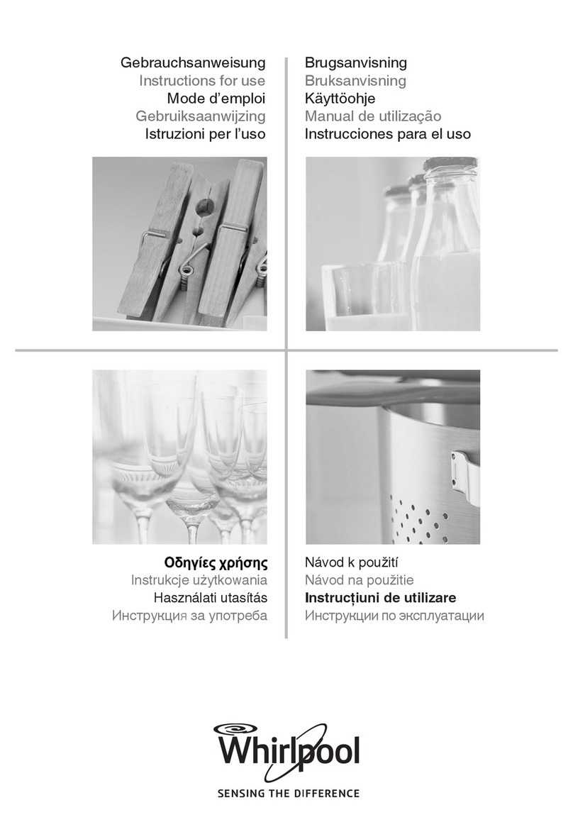 Whirlpool Refrigarator User manual