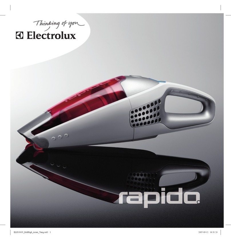 Electrolux Rapido Vacuum Cleaner user manual