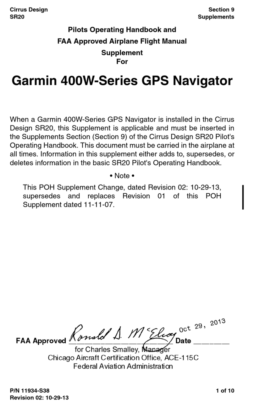 Garmin 400W-Series User manual Garmin 400W-Series User manual