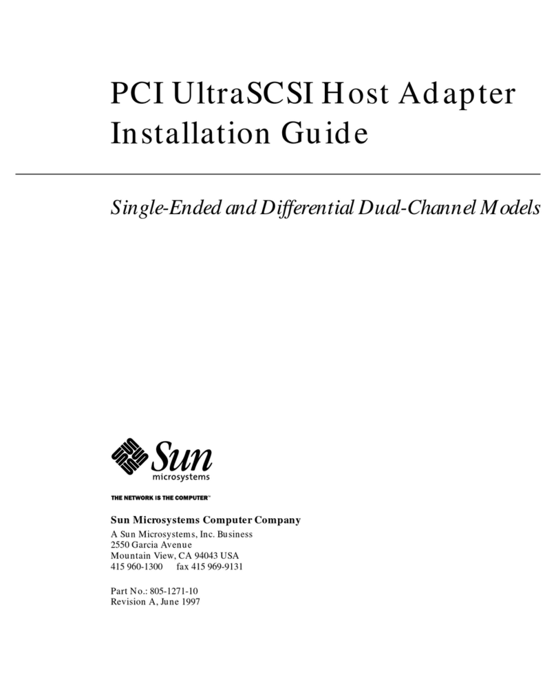 Sun Microsystems Single-Ended installation guide