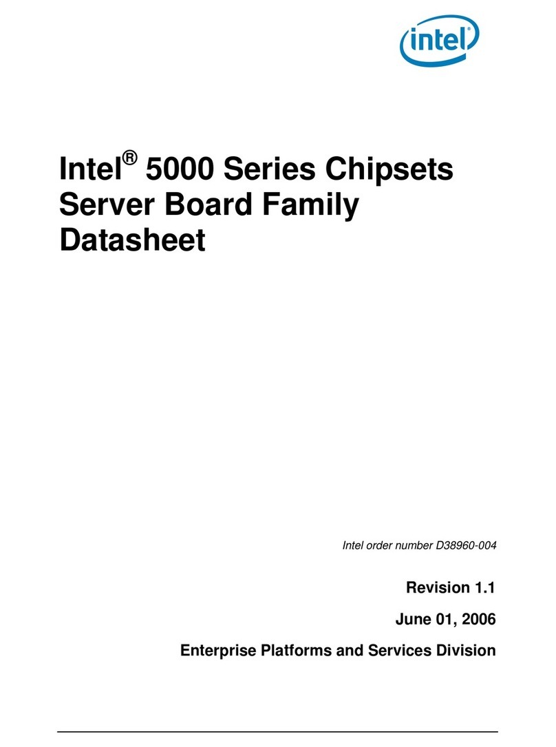 Intel 5000 Series User manual