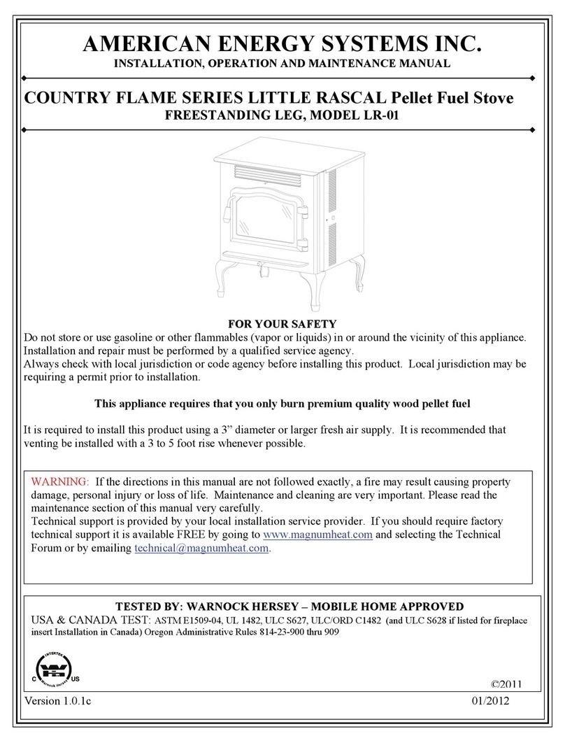 American Energy Systems LR-1 Installation, operation and maintenance manual