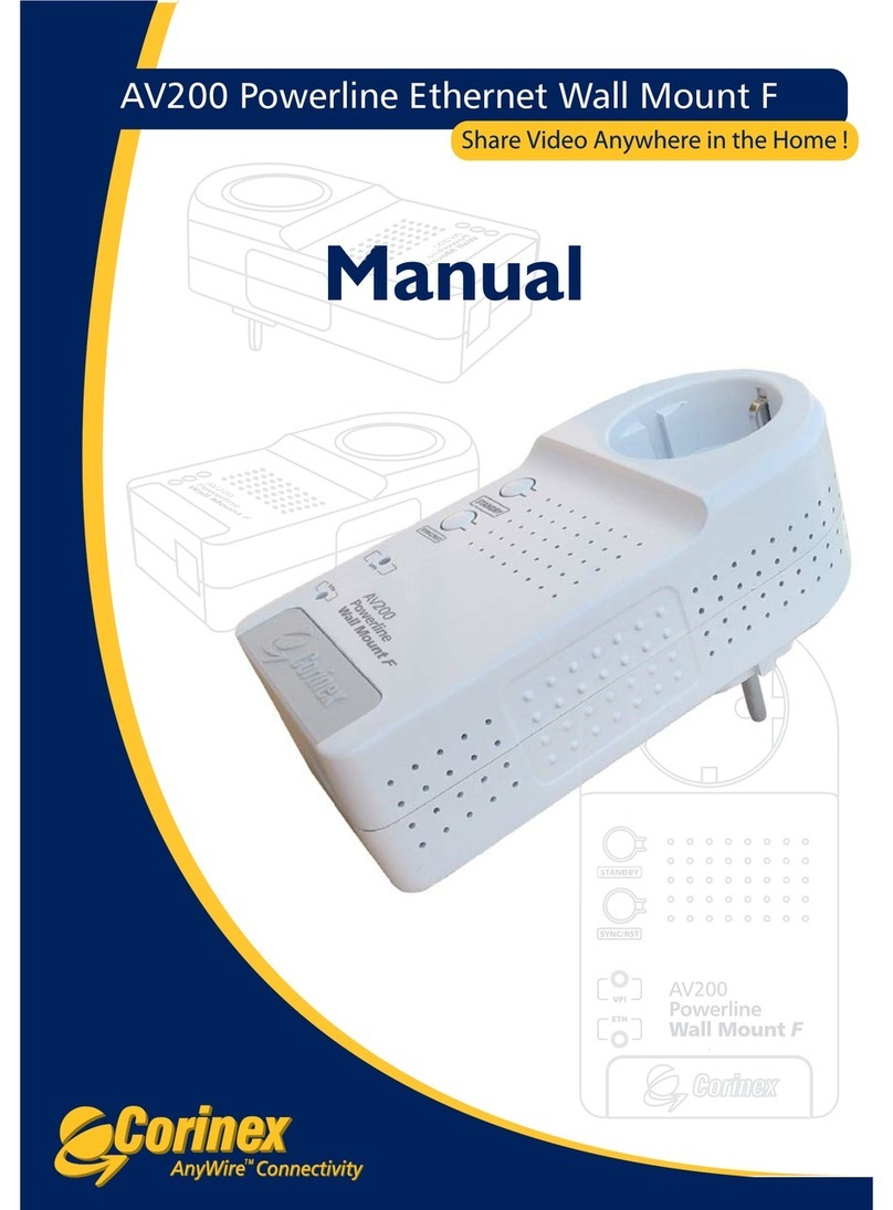 Corinex AnyWire Connectivity AV200 manual