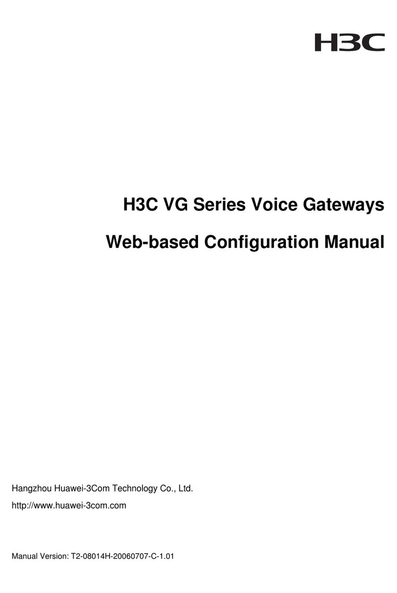 H3C VG Series Instruction sheet