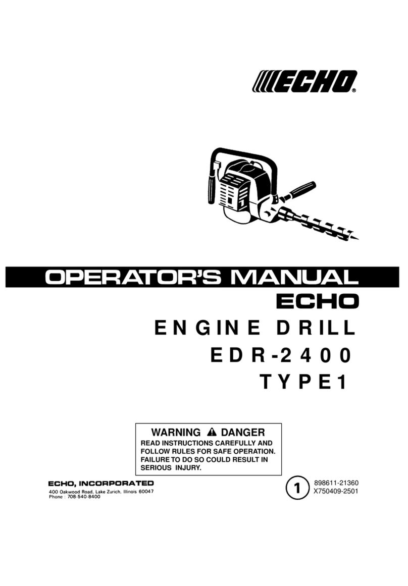 Echo EDR-2400 Type 1 User manual