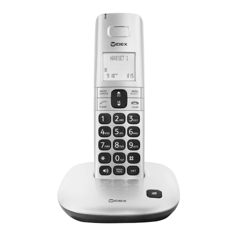 Widex PHONE-Dex User manual
