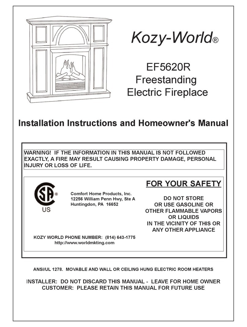 Kozy-World EF5620R Assembly instructions