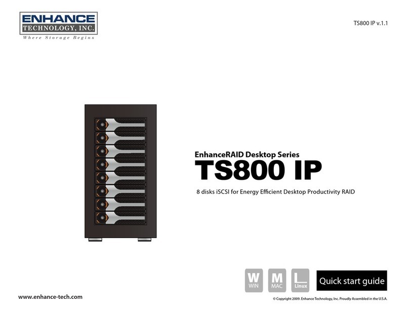 ENHANCE TECHNOLOGY TS800 IP quick start guide