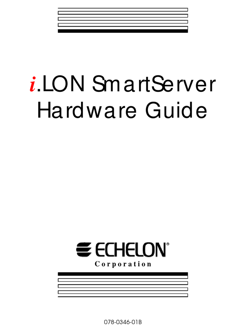Echelon i.LON SmartServer Hardware guide