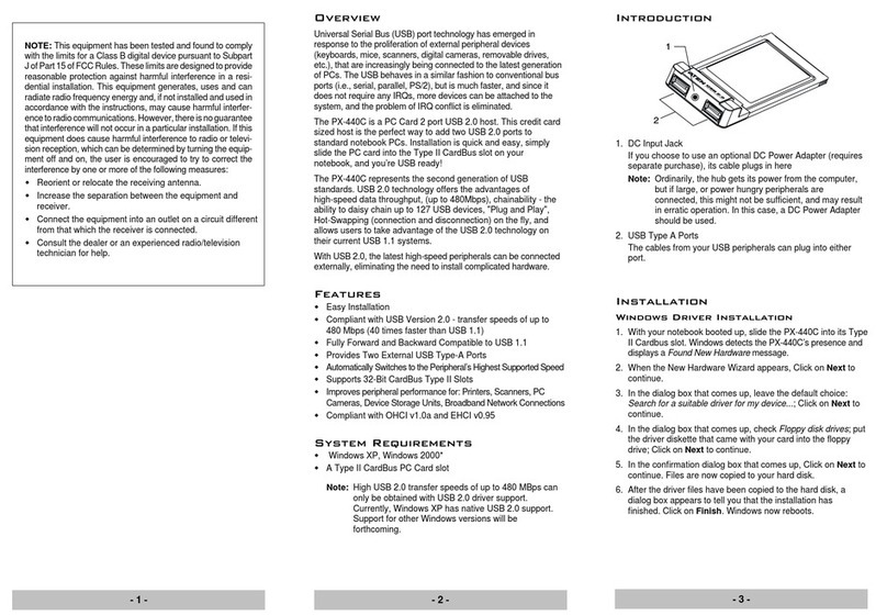 Planex USB 2.0 User manual