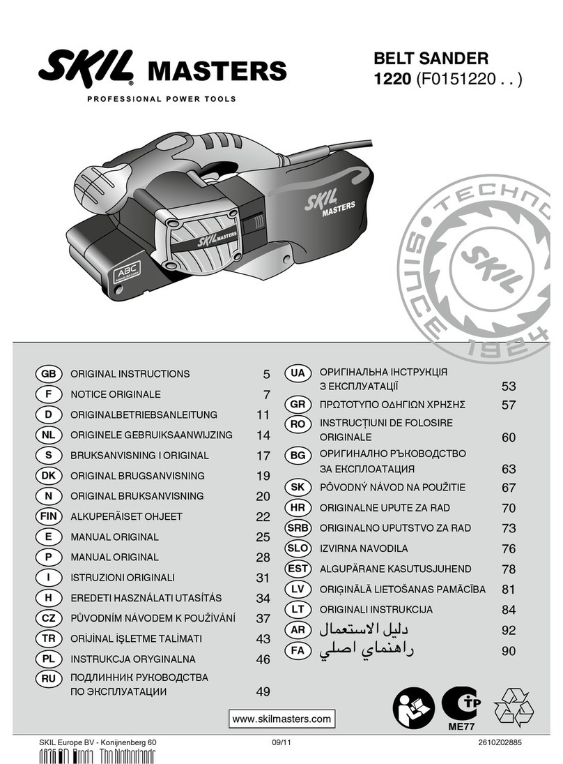 Skil Masters 1220 User manual Skil Masters 1220 User manual