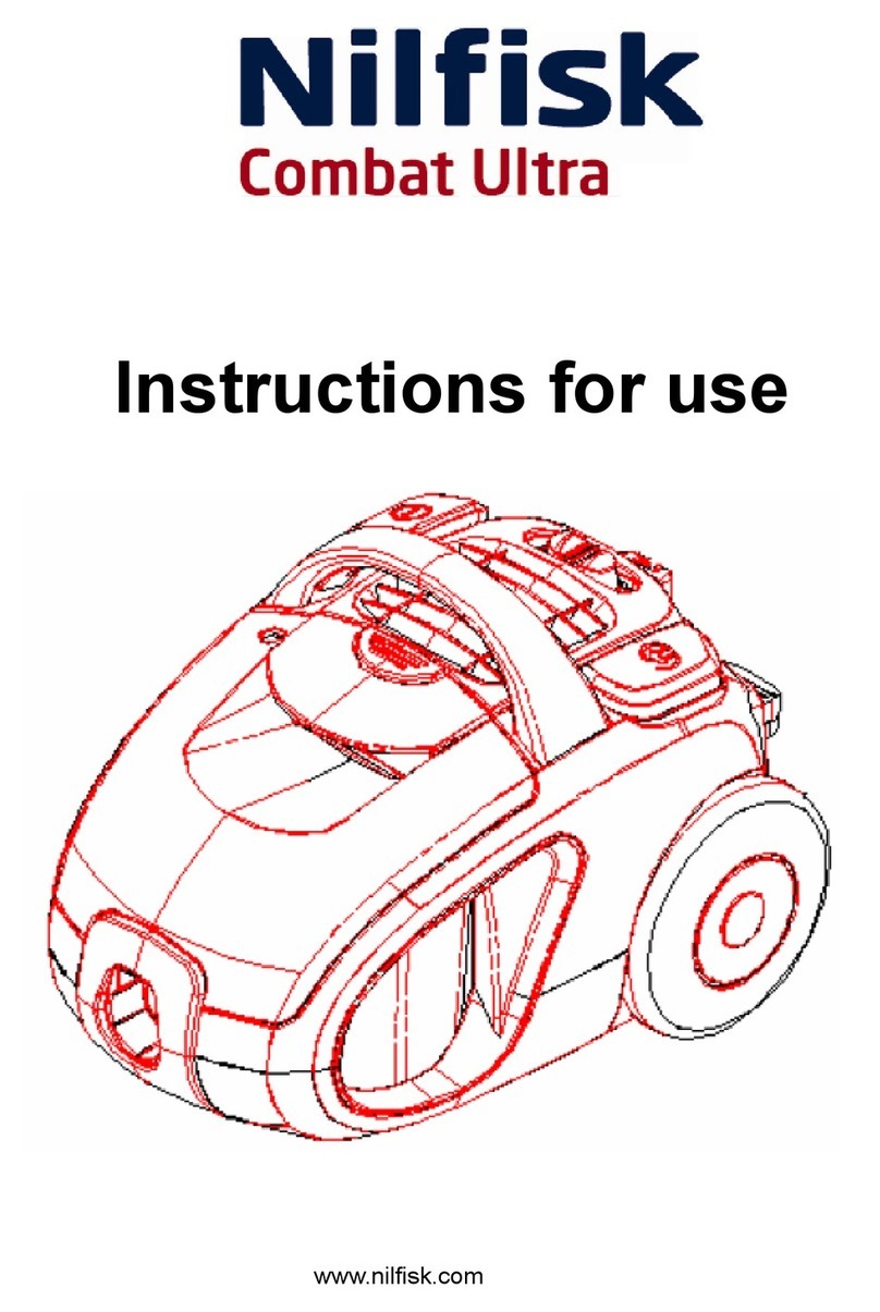 Nilfisk-Advance Vacuum Cleaner User manual