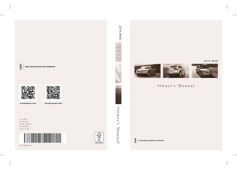 Lincoln MKX 2015 User manual