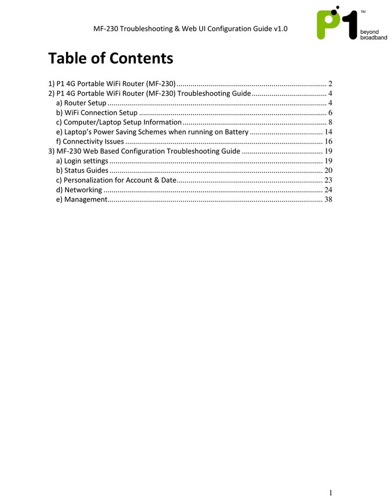 P1 MF-230 User manual