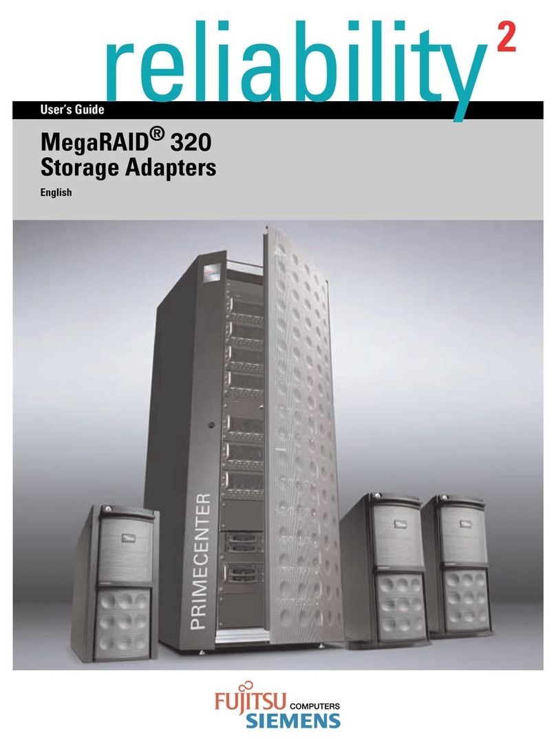 Fujitsu Siemens Computers MegaRAID 320 user guide