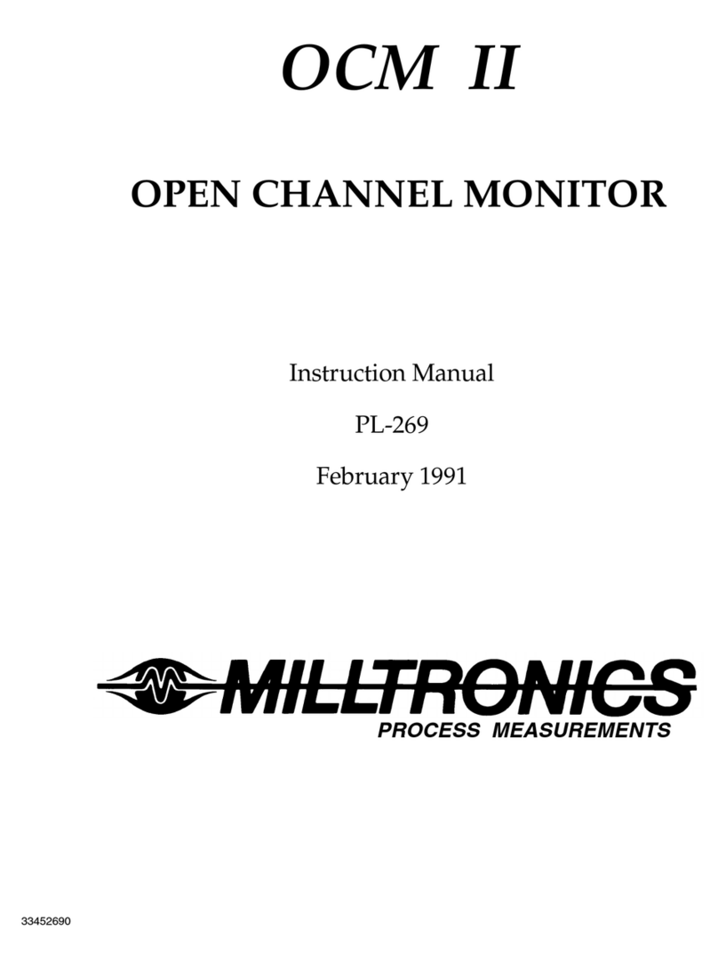 Milltronics OCM II PL-269 User manual