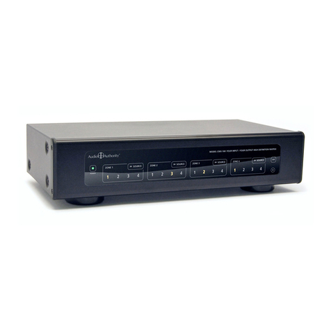 Audio Authority CMX-144 Owner's manual