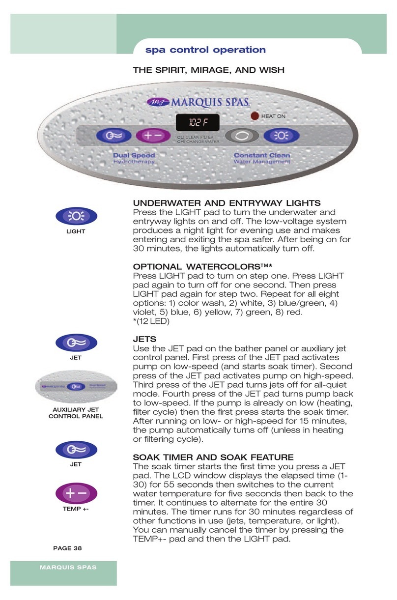 Marquis SPIRIT Operating and troubleshooting guide