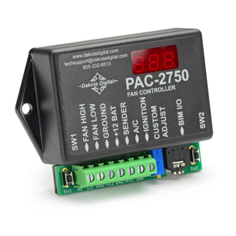 Dakota Digital PAC-2750 User manual