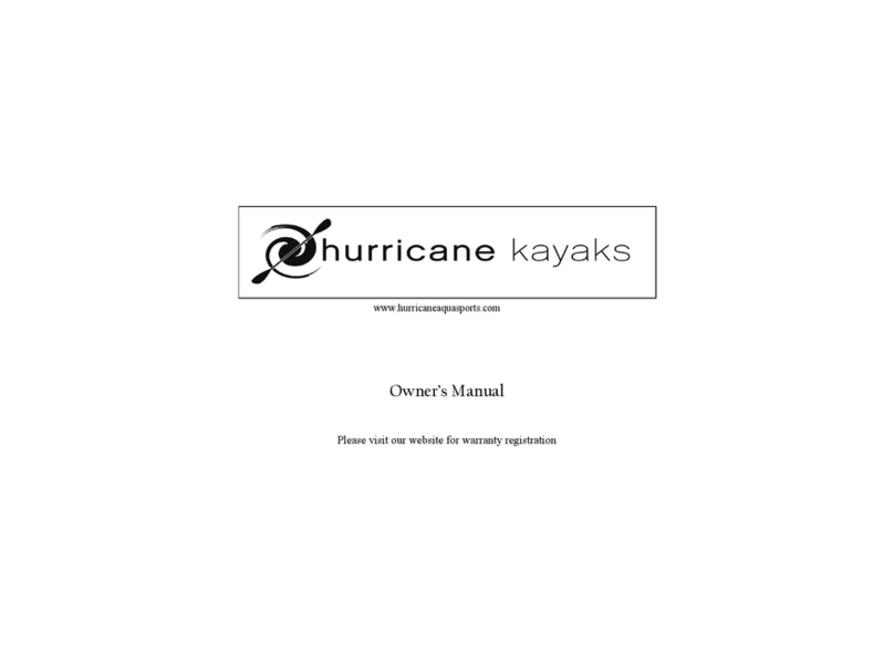 Hurricane Kayak owner's manual Hurricane Kayak owner's manual