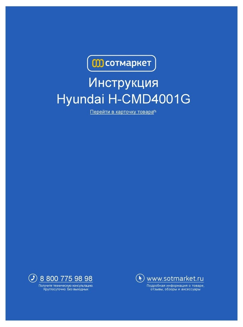 Hyundai H-CMD4001G instruction manual
