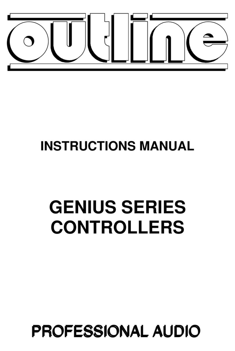 Outline GENIUS SERIES instruction manual