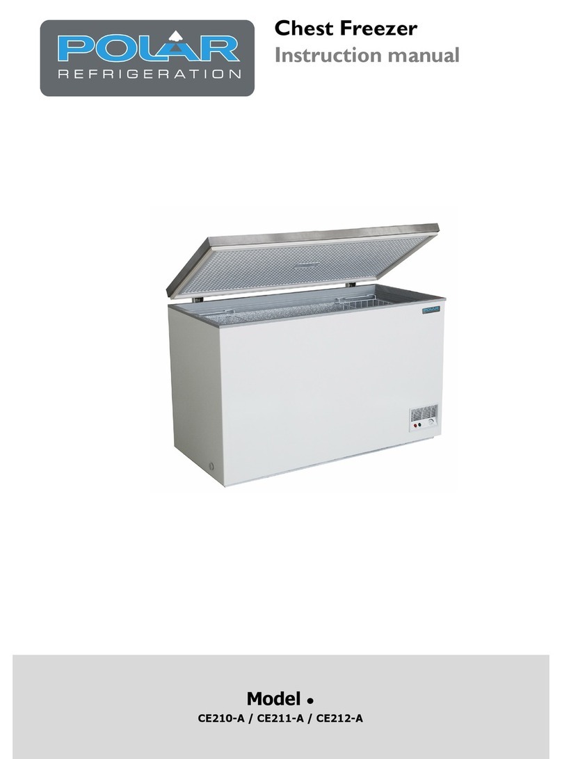 Polar Refrigeration CE210-A instruction manual
