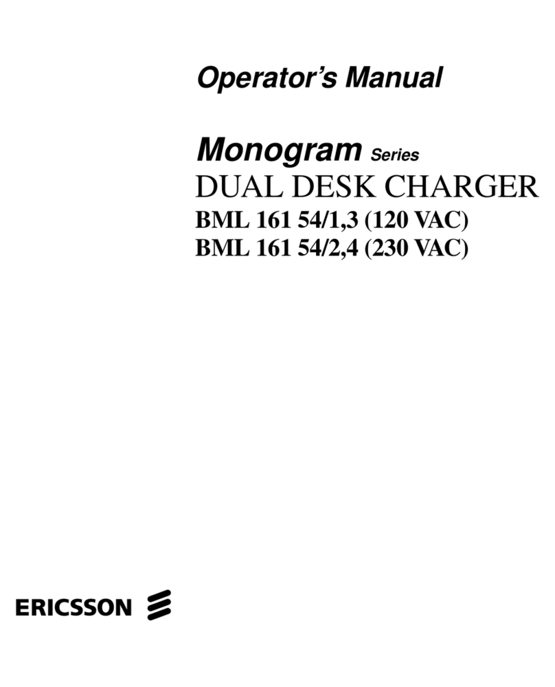 Ericsson BML 161 54/1 Operator's manual Ericsson BML 161 54/1 Operator's manual