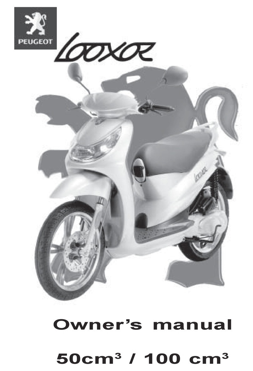 PEUGEOT Looxor 50cm3 owner's manual