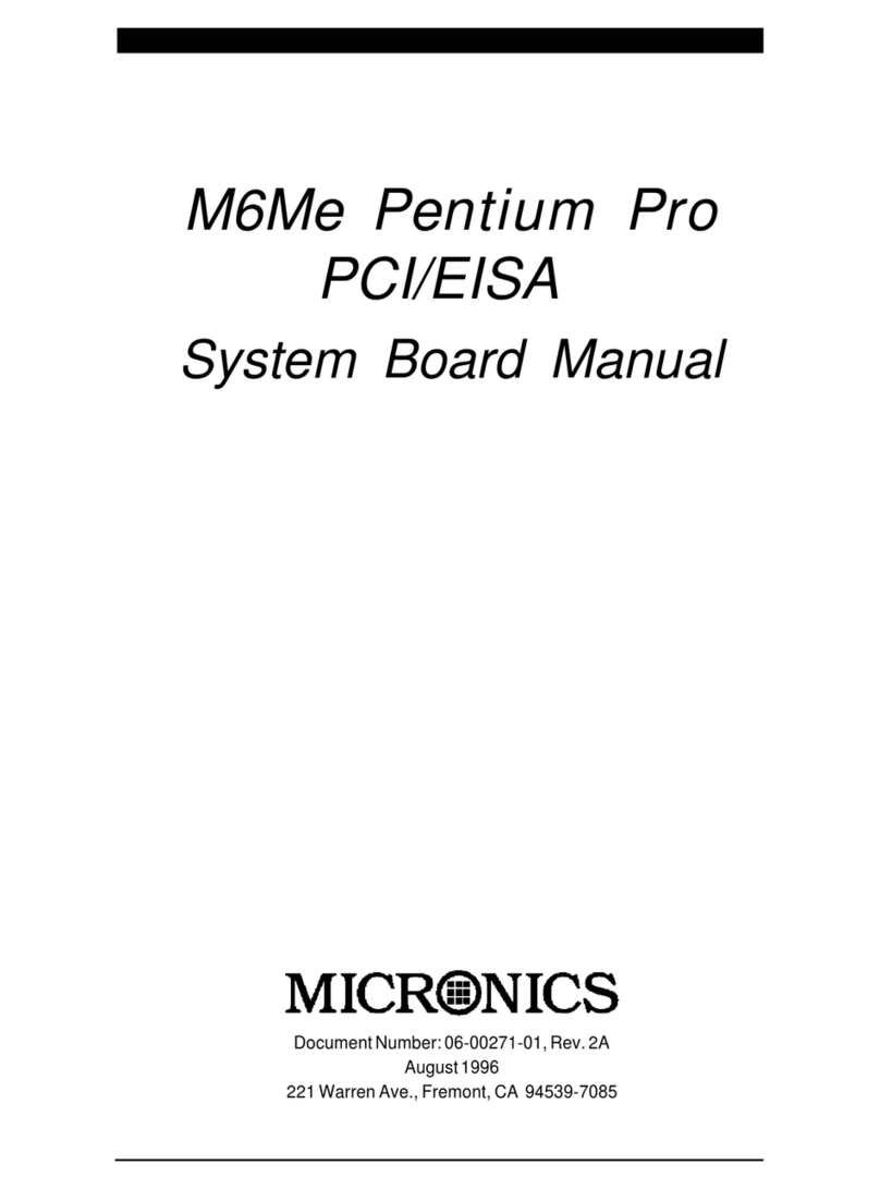 Micronics M6Me Pentium Pro PCI/EISA User manual Micronics M6Me Pentium Pro PCI/EISA User manual