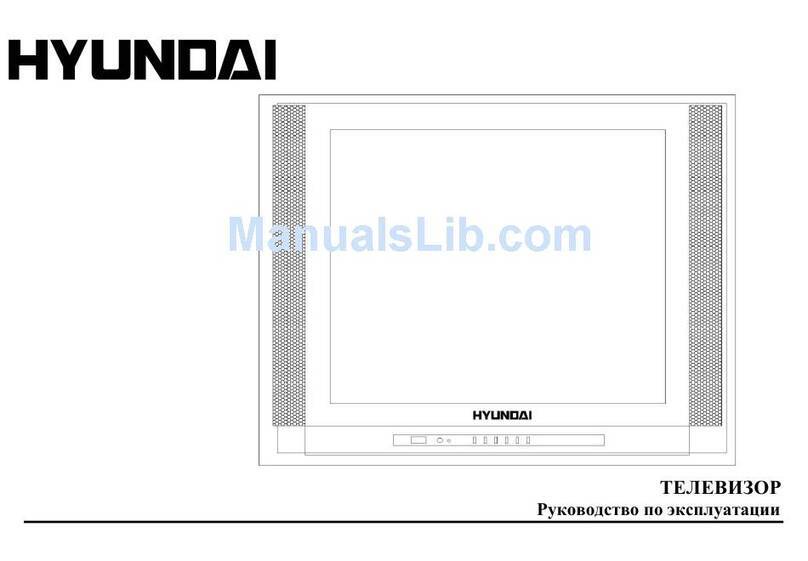 Hyundai H-TV2101 User manual Hyundai H-TV2101 User manual
