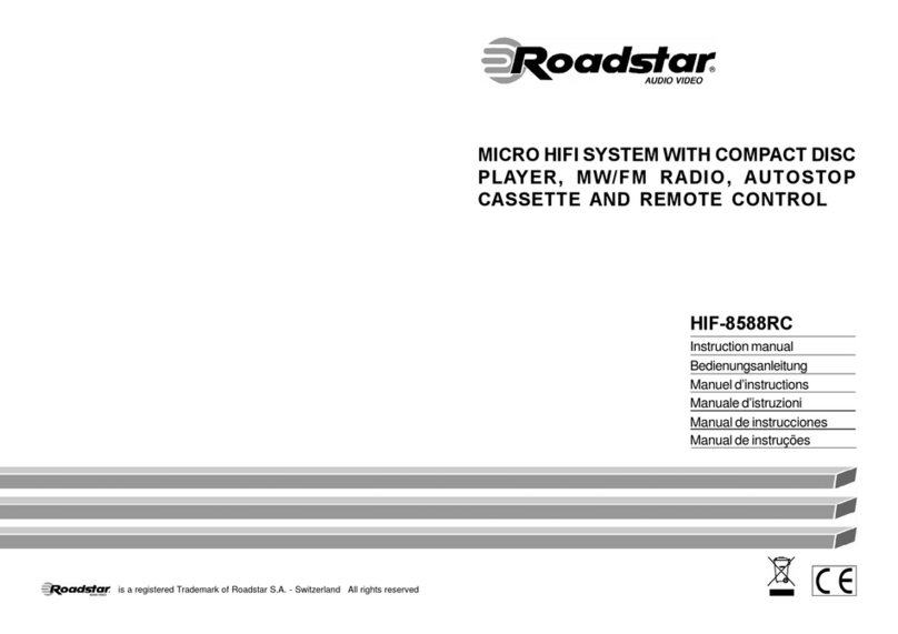 Roadstar HIF-8588RC instruction manual