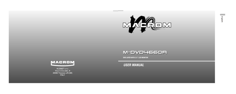 Macrom M-DVD4660R User manual