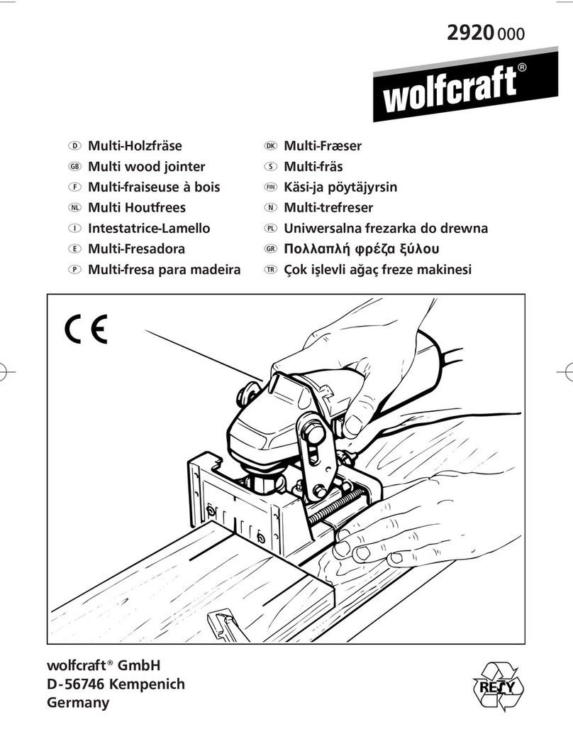 Wolfcraft Multi wood jointer User manual