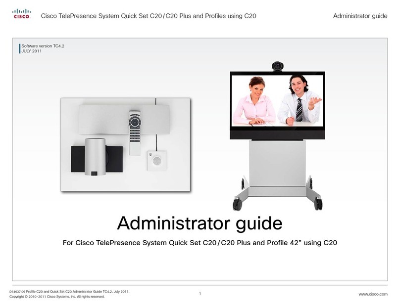 Cisco Quick Set C20 Service manual