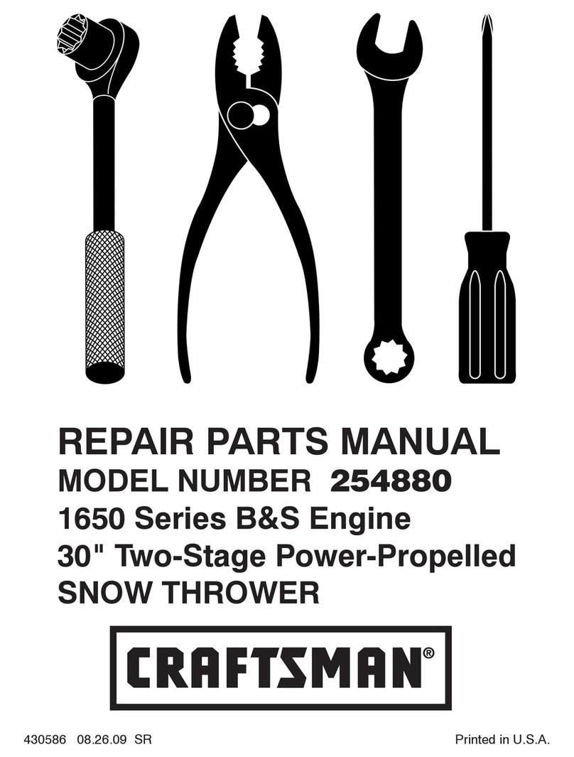 Craftsman 254880 Repair parts manual