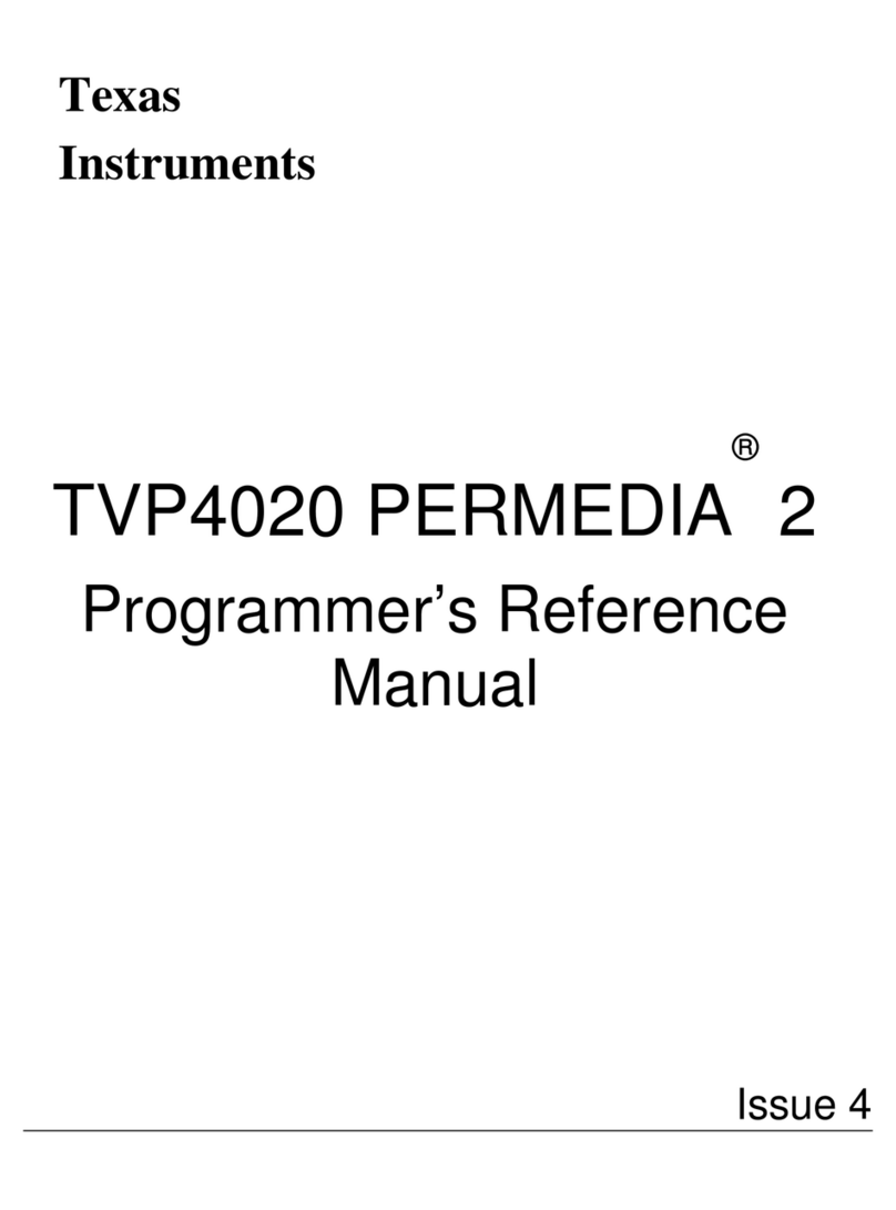 Texas Instruments TVP4020 PERMEDIA 2 Reference manual