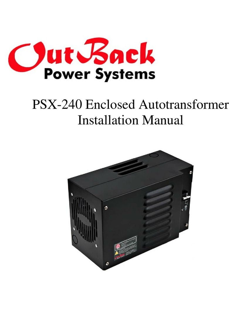 Outback Power Systems PSX-240 user guide