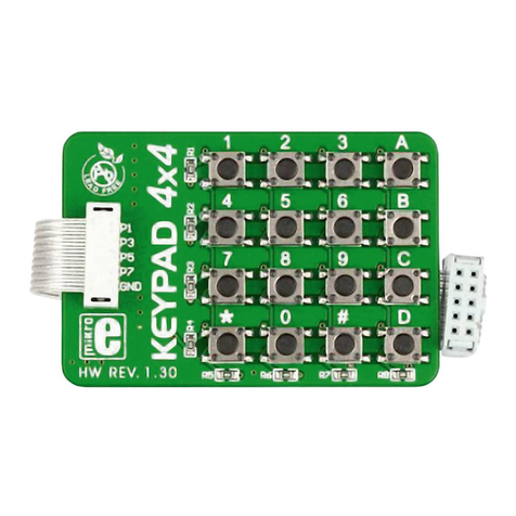 mikroElektronika Keypad 4x4 manual