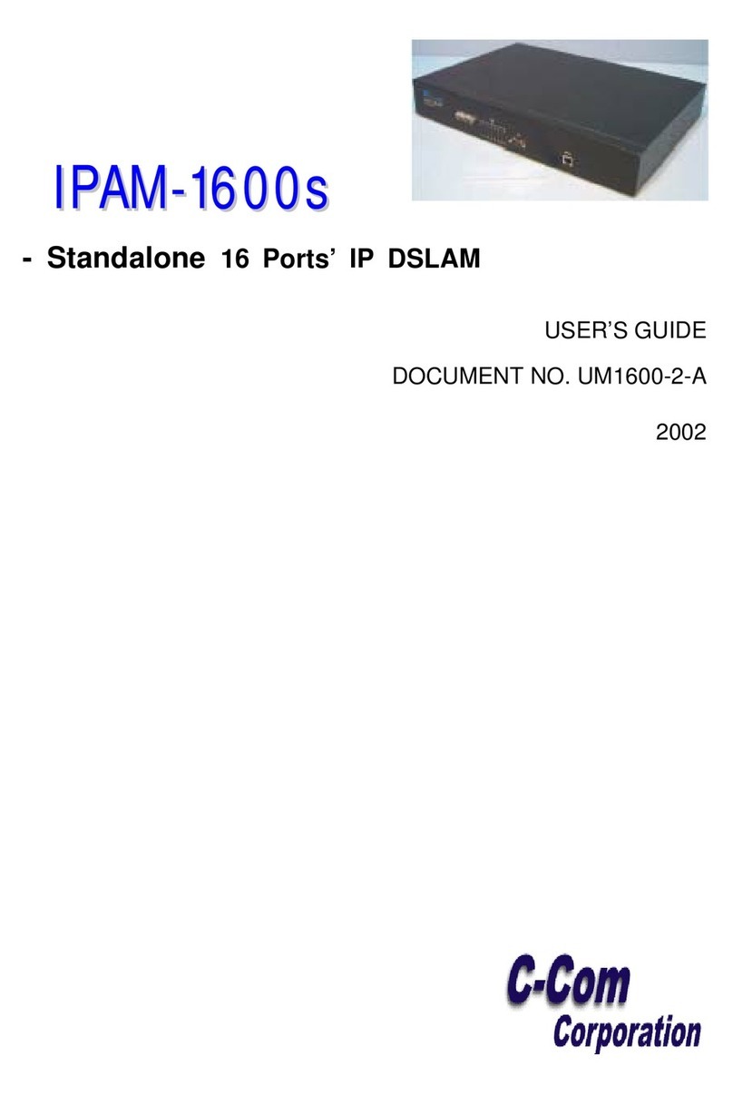 CCOM IPAM-1600s Series user manual